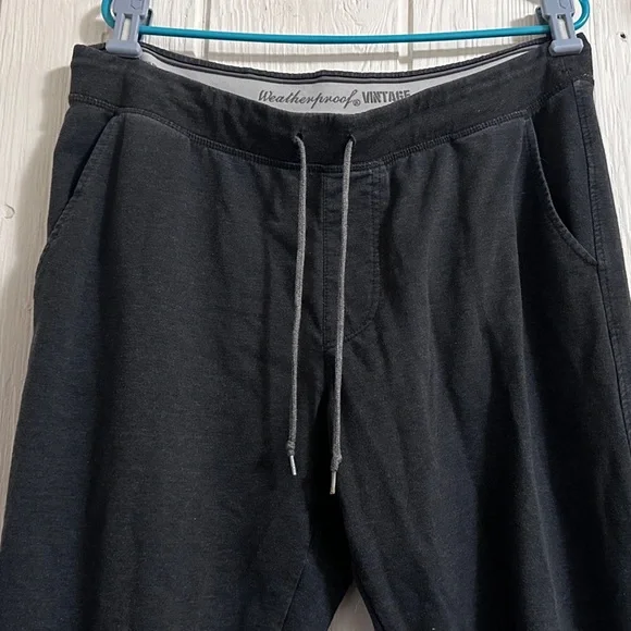 Weatherproof Vintage Black Men's Joggers - Picture 7 of 8